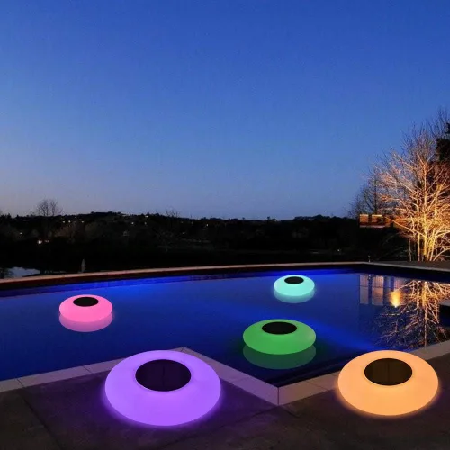 Miniatura 2 de Blibly Luces de piscina Solar Flotante Luz con Multicolor LED Impermeable Jardín al aire libre Luces 1pc