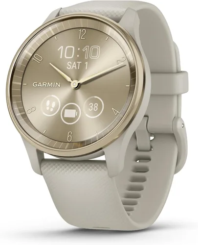 Miniatura 14 de Garmin vívomove Trend, elegante reloj inteligente híbrido, batería de larga duración, manecillas dinámicas del reloj y pantalla táctil, color negro