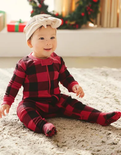Miniatura 61 de VAENAIT BABY Infant Toddler Kids Adult Couple Family Matching Women Men Christmas Pjs Xmas Holiday Buffalo Plaid Pajama Set