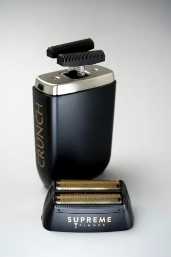 Miniatura 8 de Supreme Trimmer 2-en-1 T-Shaper Recortadora y Afeitadora de Espuma Crunch STF602 Afeitadora Eléctrica y Recortadora de Barba ST5206 DLC para Negro