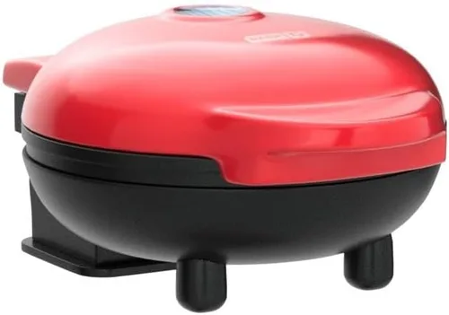 Miniatura 4 de DASH Mini Máquina para Hacer Waffles + Plancha, Paquete de 2 Máquina para Waffles + Plancha - Rojo