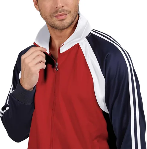 Miniatura 4 de Conjunto deportivo para correr para hombre, casual, con cremallera completa