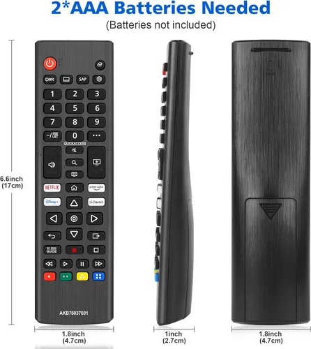 Miniatura 2 de 2 piezas universal para LG TV mando a distancia de reemplazo para LG mando a distancia universal para Smart TV