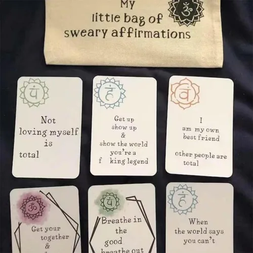 Miniatura 3 de Juego de 16 tarjetas de afirmación de regalo - Aumenta la confianza en uno mismo, mejora la concentración y promueve el pensamiento positivo