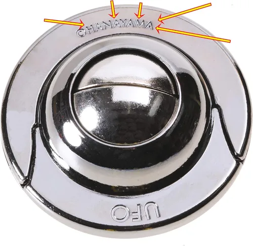 Miniatura 2 de UFO Hanayama Brain Teaser rompecabezas, nueva versión 2019, clasificación de dificultad de nivel 4, bolsa de terciopelo rojo con cordón, paquete