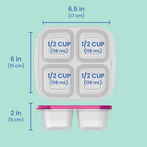 Miniatura 8 de EasyLunchboxes ELB4 - Caja para aperitivos (4 compartimentos)