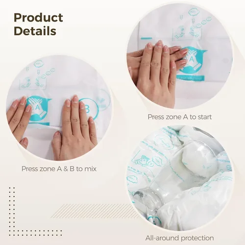Miniatura 5 de Bolsas de espuma para envío, 8 unidades de 20 x 24 pulgadas, prácticas bolsas expandibles activadas por temperatura, embalaje rápido instantáneo, 8