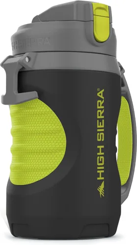 Miniatura 13 de HIGH SIERRA, [Libre de BPA] Botella de agua aislada de 64 onzas, boquilla de silicona, anclaje de valla integrado, mantiene el agua fría durante