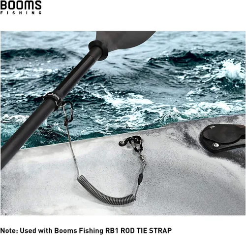 Miniatura 3 de Booms Fishing T02 - Correa de caña de pescar, correa de remo para kayak, accesorios de pesca para tabla de remo, cordón de pesca resistente