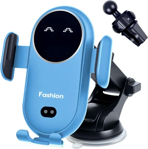 Miniatura 7 de Cargador inalámbrico para automóvil, soporte de teléfono para cargador inalámbrico de automóvil, sensor inteligente, ventilación de aire, soporte