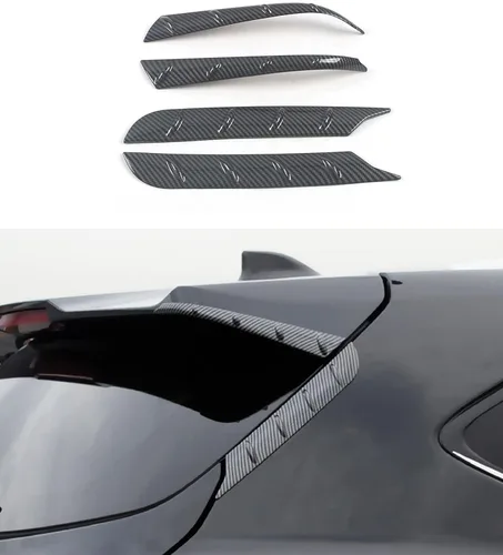 Miniatura 7 de Accesorios exteriores de automóvil, alerón de ventana trasera, cubierta de ala lateral, ajuste para Toyota Highlander 2021-2023 2024 2025 ABS 4
