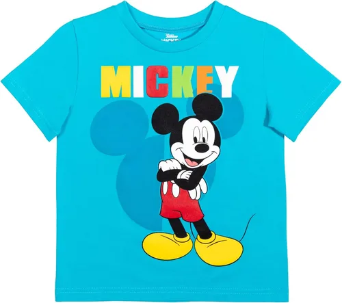 Miniatura 2 de Disney Mickey Mouse T-Shirt and Shorts Outfit Set Infant to Big Kid Sizes (12 Months - 12)