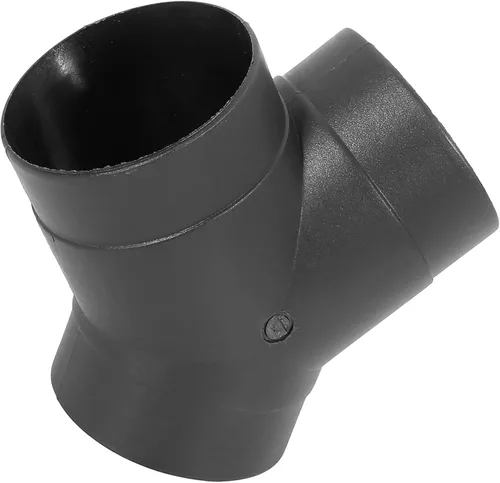 Motoforti Tubo de conducto de aire para calentador de coche universal de 3 vías, conector de salida en forma de Y, 75 mm, plástico, negro