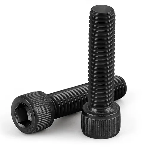 Miniatura 7 de Tornillos de cabeza hueca M6 x 0.787 in (0.315 in a 3.937 in disponibles), acero aleado grado 12.9 óxido negro, unidad de enchufe Allen, rosca
