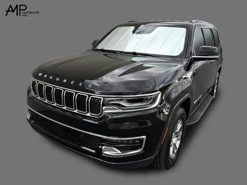 Miniatura 3 de Parasol plegable para parabrisas de ajuste personalizado para Jeep Wagoneer SUV 2022, 2023, 2024, 2025, 2026, parasol compacto, bloquea los rayos