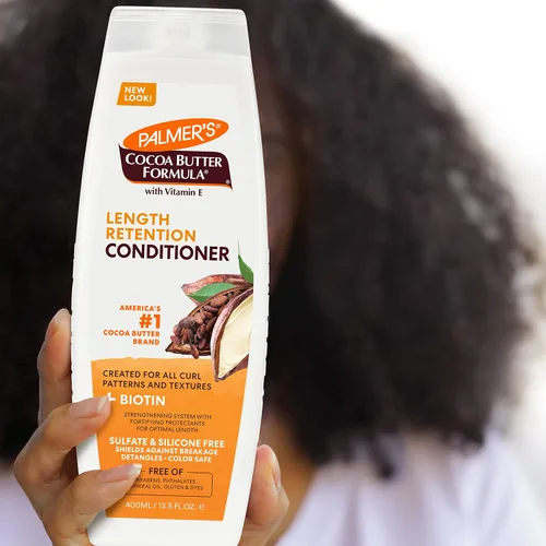 Miniatura 4 de Palmer's Acondicionador de retención de longitud de manteca de cacao y biotina, 13.5 onzas