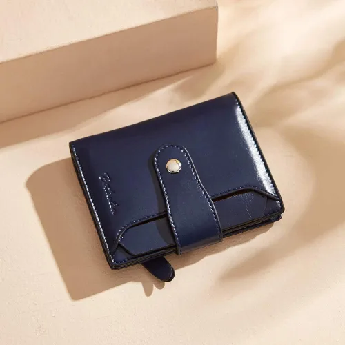 Miniatura 2 de BOSTANTEN - Billetera de cuero para mujer con bloqueo RFID, pequeña, con cremallera, de bolsillo, para tarjetas, con ventana para documento