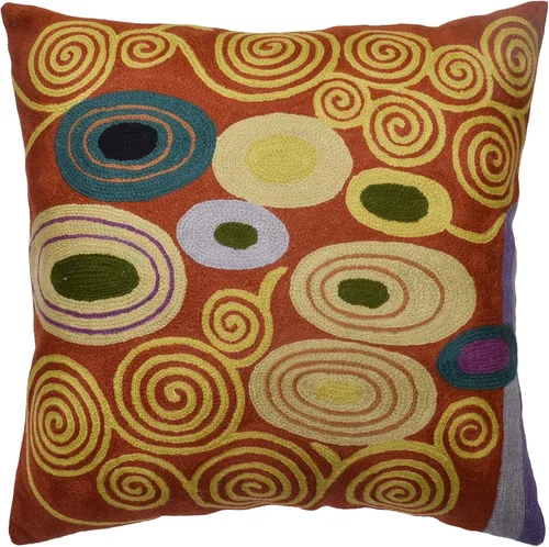 Miniatura 9 de Klimt - Funda de almohada moderna azul para sofá Almohadas contemporáneas azules Cojín de silla moderno abstracto Almohada moderna