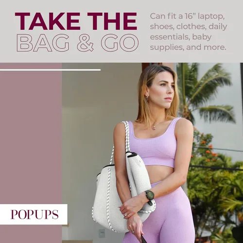 Miniatura 6 de POPUPS Bolsas grandes de neopreno - Bolsa de neopreno ligera y resistente al agua