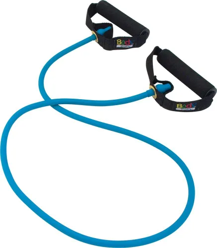 Miniatura 2 de Body Sport Studio Series Resistance Tubes with Hard Handles - 4 ft Bands for Toning, Strengthening, Stretching, Rehabilitation, and Mobility
