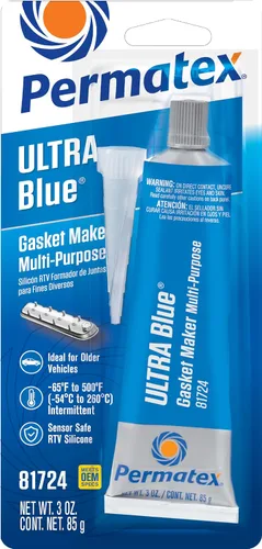 Miniatura 2 de Permatex 81724 Sensor-Safe Ultra Blue RTV Junta de silicona, tubo de 3 oz