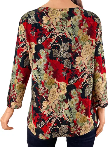 Miniatura 3 de Camiseta de punto floral para mujer