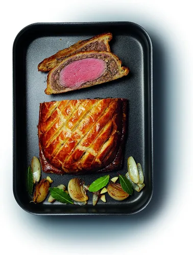 Miniatura 3 de MasterClass - Asador anodizado duro (aluminio, 14.6 x 10.4 in, revestimiento antiadherente de teflón)