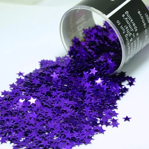 Miniatura 18 de Confetti Star 1/4" Negro - Paquete al por menor #8513 QS0