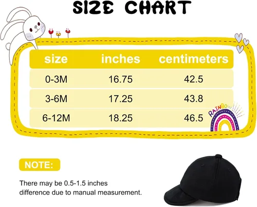 Miniatura 5 de Durio Gorra de béisbol ajustable para bebé, protección solar, suave para recién nacido, gorra de béisbol para bebé