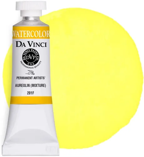 Miniatura 133 de DA VINCI PAINTS Pintura de acuarela para artista profesional, Gamboge (tono), 0.5 fl oz