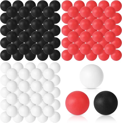 Miniatura 7 de Libima 120 unidades de pelotas de tenis de mesa coloridas de 40 mm, pelotas de plástico a granel para el 4 de julio, carnaval, boda