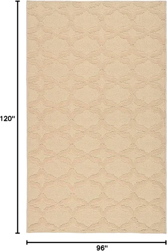 Miniatura 311 de Garland Rug Sparta - Alfombra antideslizante de polipropileno de 2 pies x 12 pies, color negro, ideal para salas de estar y pasillos, elegante