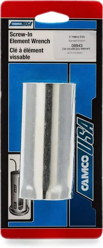 Miniatura 5 de Camco Llave de elemento de calentador de agua residencial de 4 pulgadas Compatible con destornilladores y se adapta a tuercas de 1.5 pulgadas