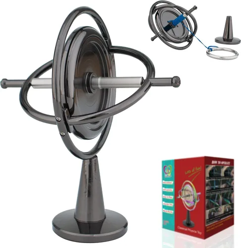 DjuiinoStar Giroscopio de servicio pesado (rotor de acero sólido mecanizado CNC): estable y robusto (pase la prueba de caída del segundo piso);