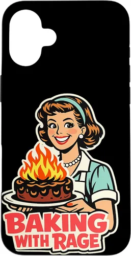Miniatura 23 de Baking with Rage Retro 1950s Housewife Pop Art Humor Case for iPhone 17