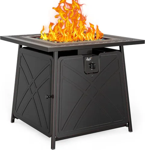 Miniatura 12 de BALI OUTDOORS - Mesa rectangular de gas propano para hoguera (42 pulgadas, 60.000 BTU)