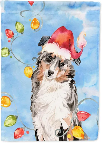 Miniatura 54 de Caroline's Treasures CK2484GF - Bandera decorativa para jardín de Alaskan Malamute con luces de Navidad, bandera decorativa para patio exterior