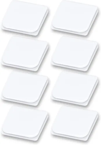 Beda Home - Clips para cortina de ducha, 8 piezas de protección contra salpicaduras de ducha, clips de cortina de ducha autoadhesivos a prueba de