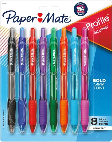 Miniatura 8 de Paper Mate Profile - Bolígrafos retráctiles, negrita (0.069 pulgadas), negro, 2