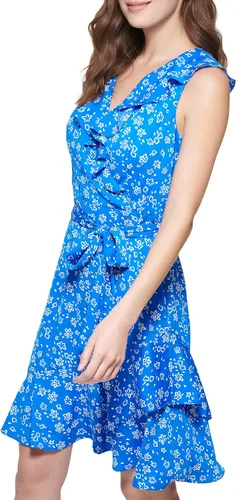Miniatura 3 de DKNY Women's Ruffle Faux Wrap Dress