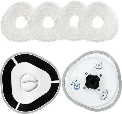 Miniatura 12 de Piezas de repuesto compatibles con NARWAL T10 J1 J2 Robot Aspirador Kit de accesorios de aspiradora, 4 filtros, 4 almohadillas de trapeador, 2 pares