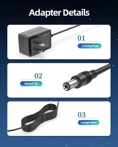 Miniatura 7 de Superer Cargador de 14 V apto para Halo Bolt Air 58830, 55830, 57720, 44400, 1201 y ACDC compacto inalámbrico portátil arrancador de automóvil