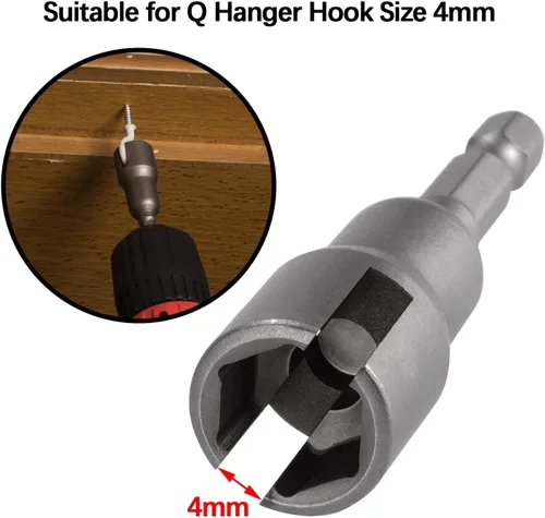 Miniatura 5 de PAGOW HD17921 llave para tuercas – vástago hexagonal de 1/4 pulgadas.