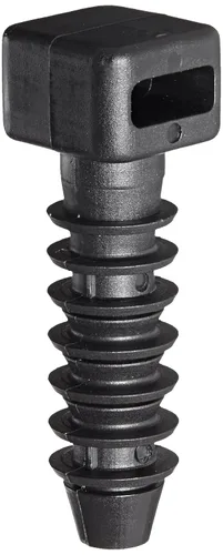 Panduit MPMS25-C0 Pan-Ty - Montaje a presión para mampostería, nailon resistente a la intemperie 6.6, entorno interior/exterior, montaje de agujero