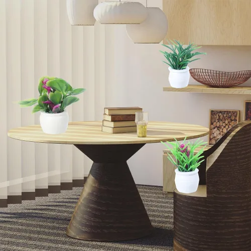 Miniatura 2 de 35 piezas de macetas en miniatura para decoración de casa de muñecas, decoración de mesa pequeña, decoración de mesa para jardín interior, bonsái