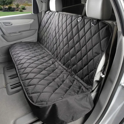 Miniatura 10 de Perro Funda para asiento sin Hamaca para autos, camiones y SUVs – Empresa basada en EE. UU. – Negro, Bronceado, Gris, normal, Bronceado