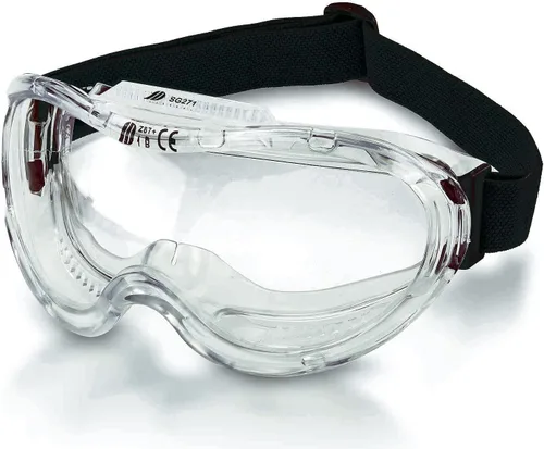 Lentes protectores de seguridad con visión amplia 53875B, antiniebla, ajustables y ligeros, aprobados para el estándar ANSI Z87.1, de Neiko