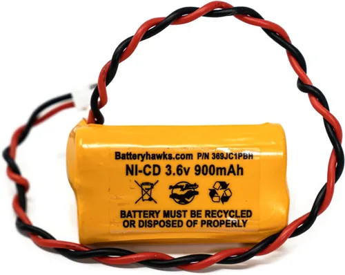 Miniatura 2 de AA900MAH 6200-RP 3.6v 900mAh Reemplazo de batería Señal de salida Luz de emergencia NiCad 6200RP OSA230 253799 LEDR-1
