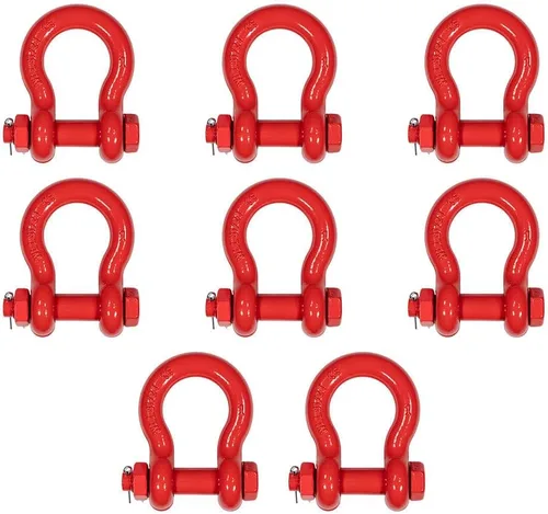 Miniatura 31 de Mytee Products - Grillete de anclaje forjado de 5/8" de acero al carbono con tornillo de aleación, 3.25 toneladas (6,500 libras) de capacidad de 20