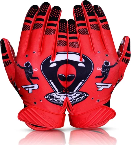 Miniatura 12 de Alien Grip Infinite Pro Edition - Guantes de fútbol Endless Game - GripPro Tech para adultos, niños y jóvenes, guantes de fútbol sin pelar, siempre